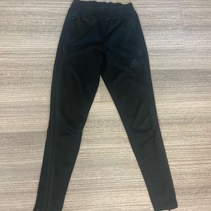 All black Adidas Slim Fit Pants